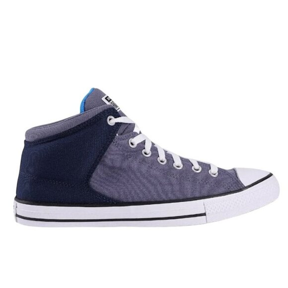 Converse Chuck Taylor All Star High Street Shoes Grey Midnight Navy Mens Size 11 - Picture 1 of 8